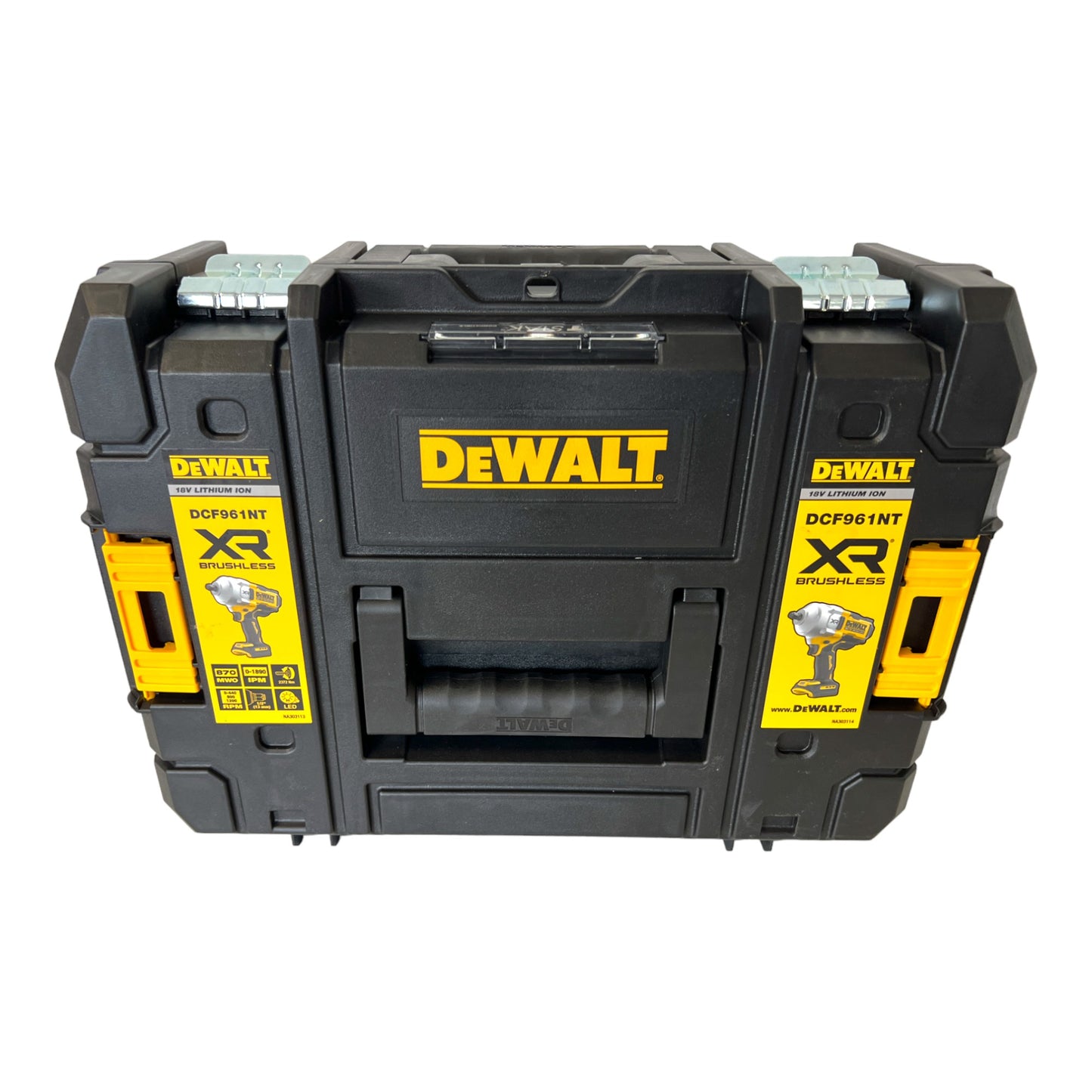 DeWalt DCF 961 NT Akku Schlagschrauber 18 V 1632 Nm 1/2" Brushless + 1x Powerstack Akku 1,7 Ah + TSTAK - ohne Ladegerät