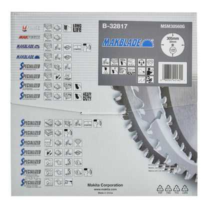 Lame de scie circulaire Makita MAKBLADE 305 x 30 x 2,3 mm 60 dents (B-32817) pour le bois