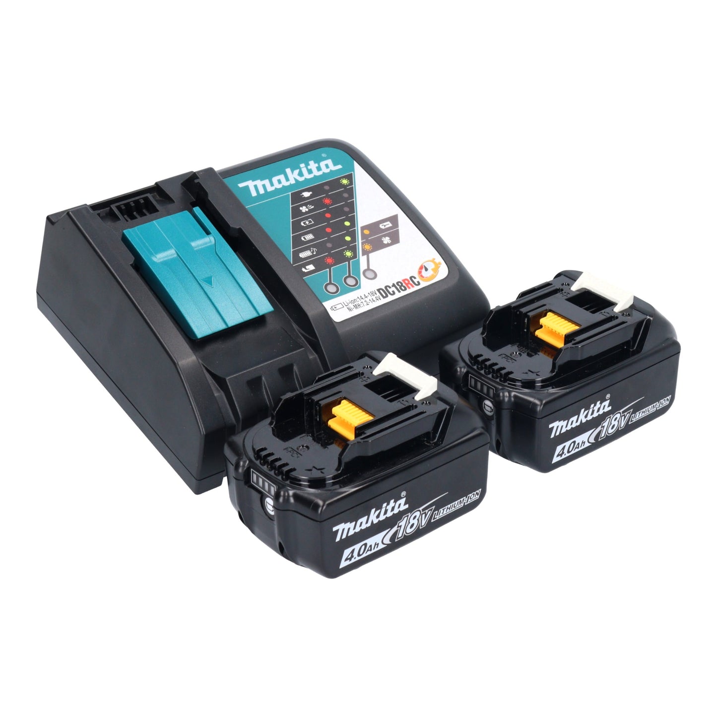 Pistolet à cartouche à batterie Makita DCG 180 RM 18 V + 2x batteries 4,0 Ah + chargeur