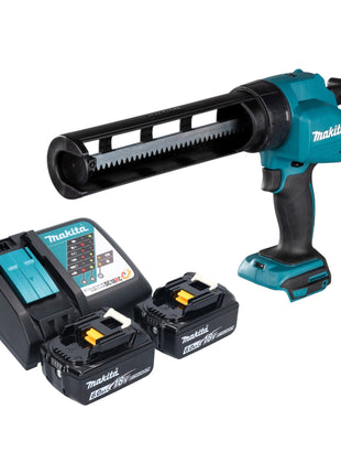 Pistolet à cartouche sur batterie Makita DCG 180 RG 18 V + 2x batteries 6,0 Ah + chargeur