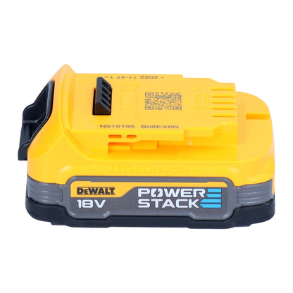 DeWalt DCF 900 NT Akku Schlagschrauber 18 V 1396 Nm 1/2" + 1x Powerstack Akku 1,7 Ah + TSTAK - ohne Ladegerät