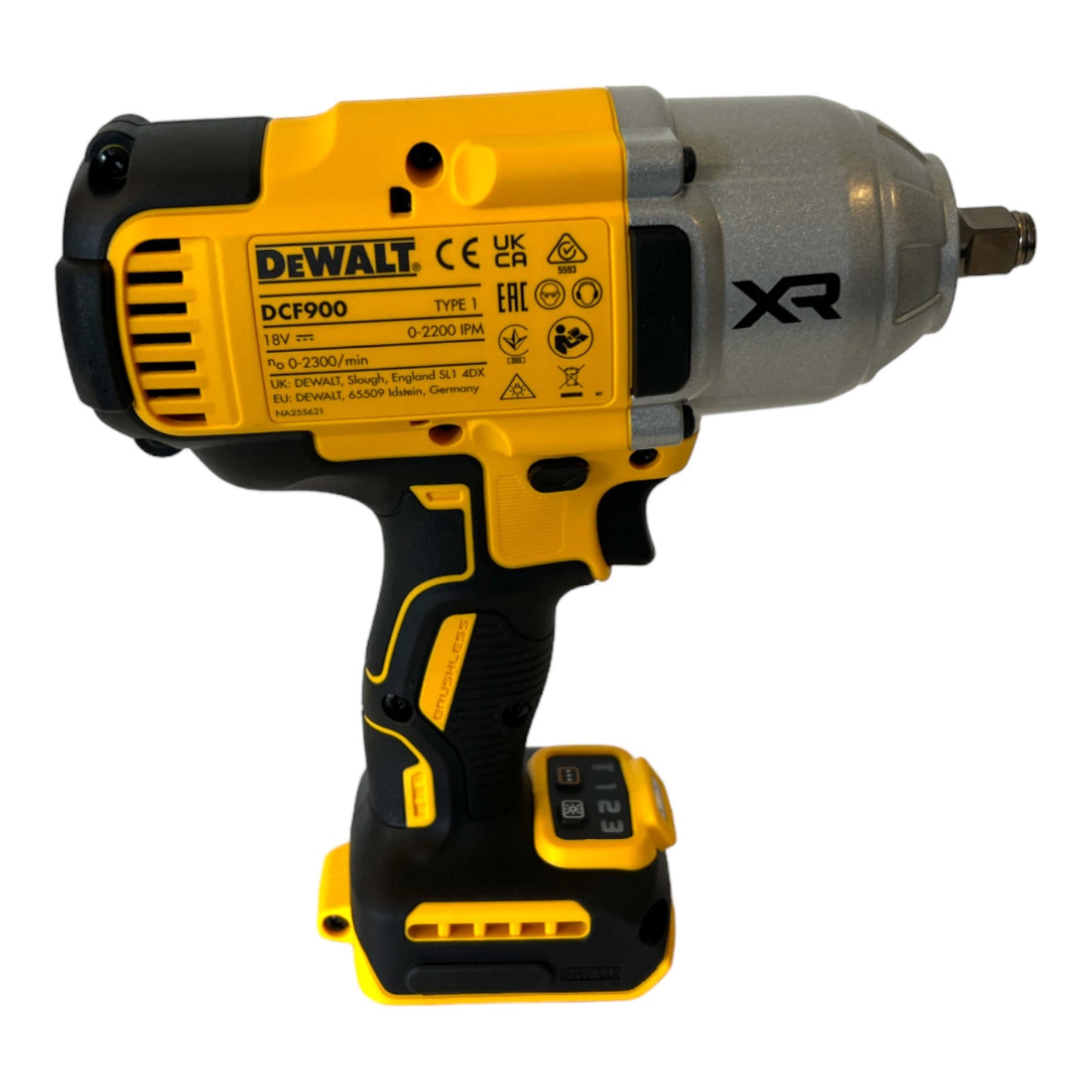 DeWalt DCF 900 E1T Akku Schlagschrauber 18 V 1396 Nm 1/2" + 1x Powerstack Akku 1,7 Ah + Ladegerät + TSTAK