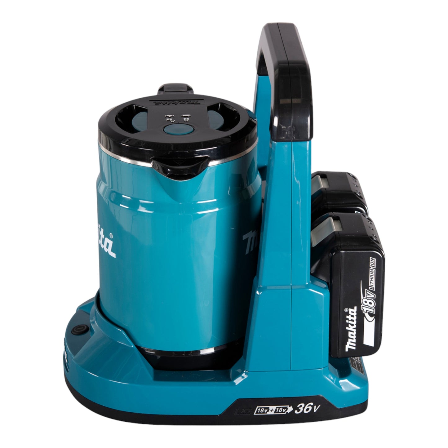 Makita DKT 360 T2 Akku Wasserkocher 36 V ( 2x 18 V ) 0,8 L  + 2x Akku 5,0 Ah - ohne Ladegerät