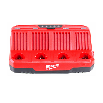 Milwaukee M12 C4 Akku Ladegerät 4-fach - für 12 V Akkus der M12-Serie - Toolbrothers