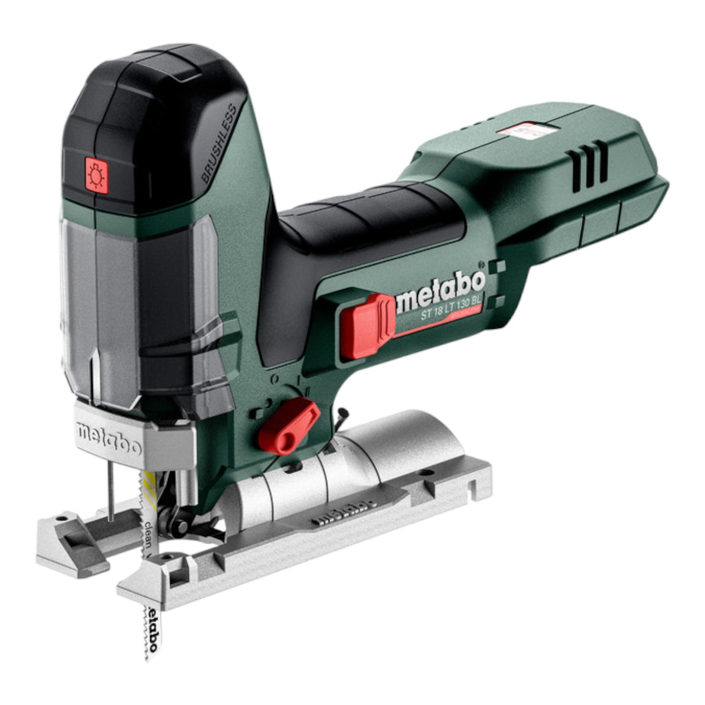 Scie sauteuse Metabo ST 18 LT 130 BL sans balais 18 V 130 mm + 2 batteries LiHD 5,5 Ah + chargeur