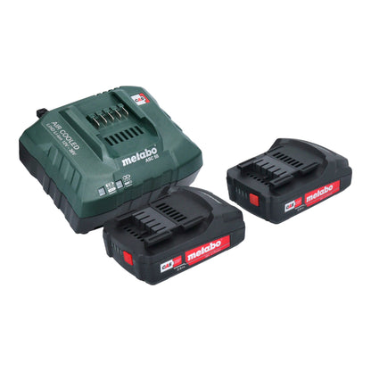 Metabo ST 18 LT 130 BL Akku Stichsäge 18 V 130 mm Brushless + 2x Akku 2,0 Ah + Ladegerät + Metabox