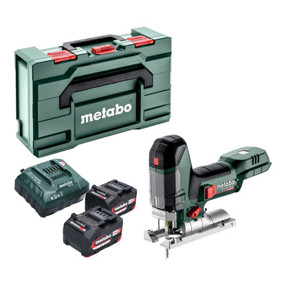 Scie sauteuse à batterie Metabo ST 18 LT 130 BL 18 V 130 mm sans balais + 2x batteries 4,0 Ah + chargeur + Metabox