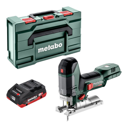 Scie sauteuse à batterie Metabo ST 18 LT 130 BL 18 V 130 mm sans balais + 1x batterie LiHD 4,0 Ah + Metabox - sans chargeur