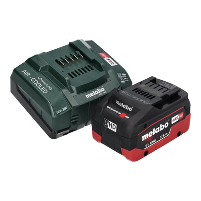 Scie sauteuse Metabo ST 18 LT 130 BL sans balais 18 V 130 mm + 1 batterie LiHD 5,5 Ah + chargeur + Metabox