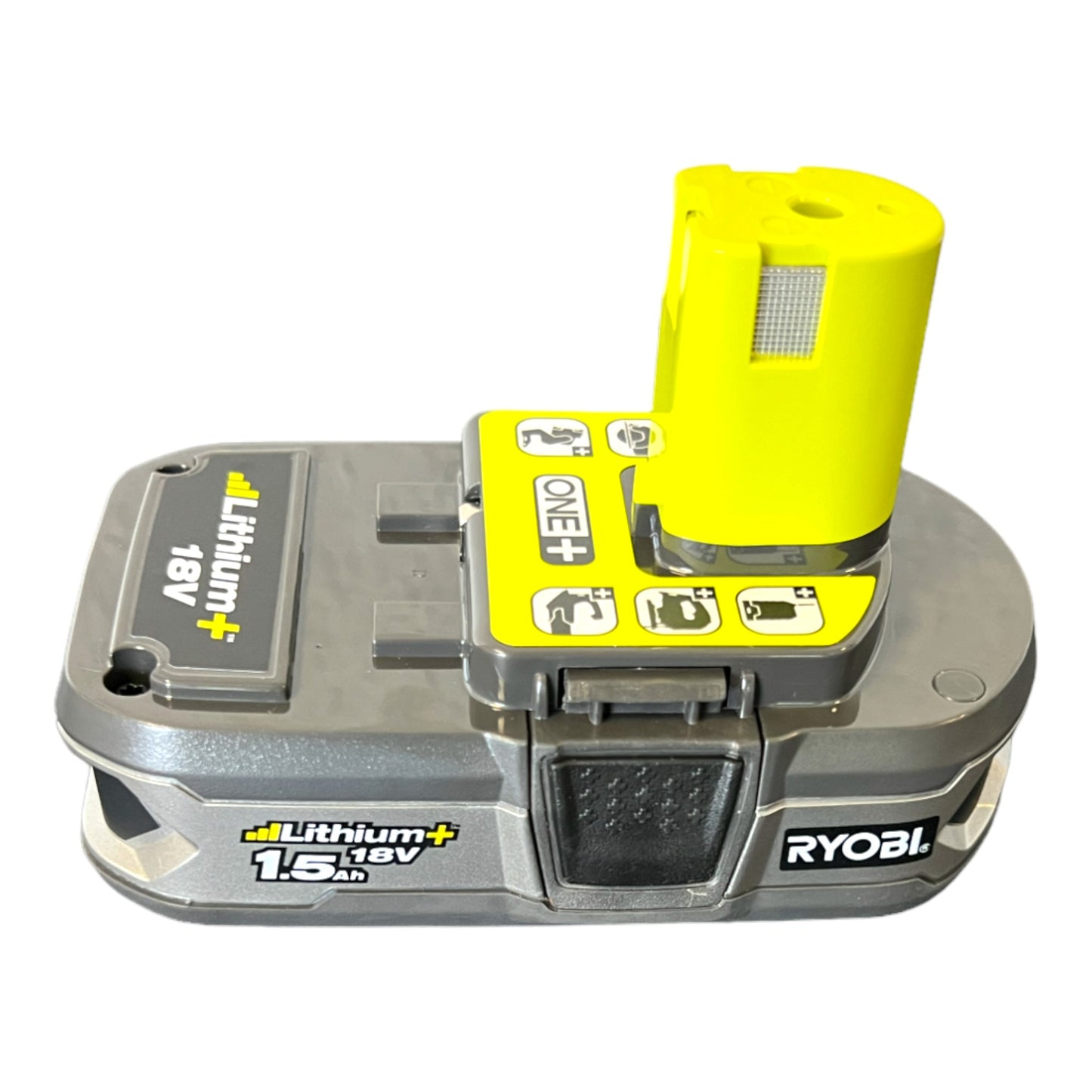 Ryobi RB18L15 Akku 18 V 1,5 Ah / 1500 mAh Li-Ion ONE+ ( 5133001905 ) mit Ladestandanzeige