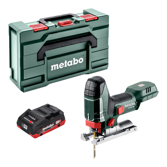 Metabo ST 18 L 90 Akku Stichsäge 18 V 90 mm + 1x LiHD Akku 4,0 Ah + Metabox - ohne Ladegerät