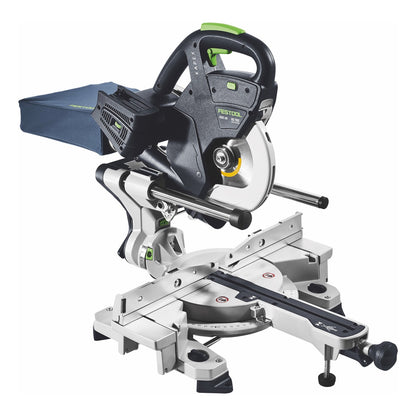 Festool KSC 60 EB-Basic KAPEX Akku Kapp Zugsäge 18 V / 36 V 216 mm Brushless + 2x Akku 5,0 Ah - ohne Ladegerät