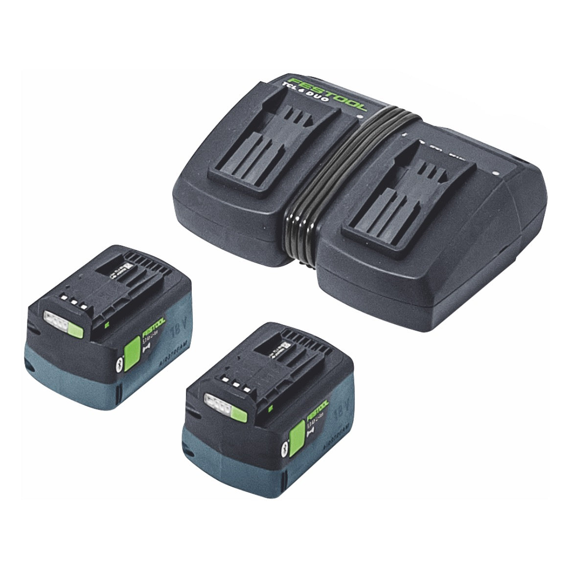 Festool KSC 60 EB-Basic KAPEX Akku Kapp Zugsäge 18 V / 36 V 216 mm Brushless + 2x Akku 5,0 Ah + Doppelladegerät