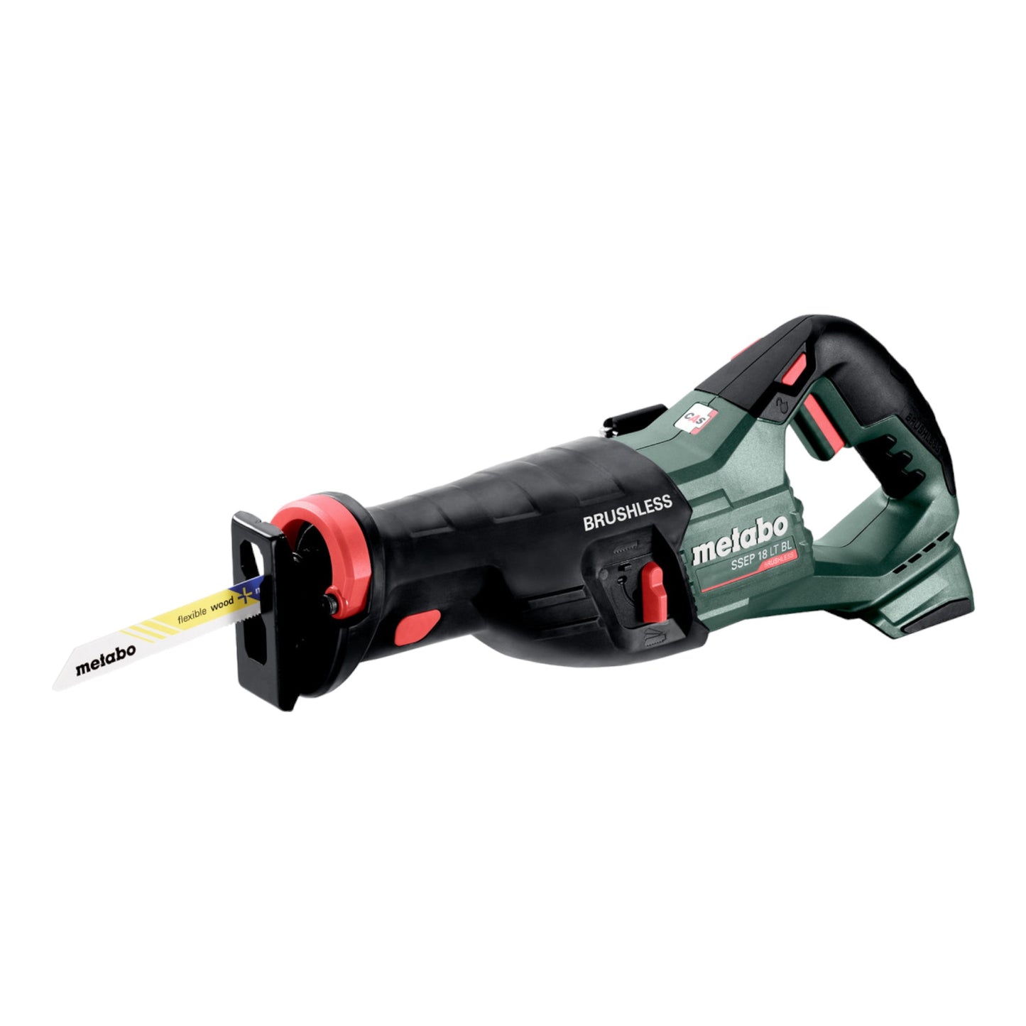 Scie sabre sur batterie Metabo SSEP 18 LT BL 18 V 32 mm sans balais + 1x batterie LiHD 4,0 Ah + Metabox - sans chargeur