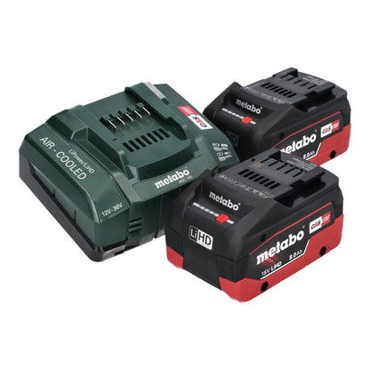 Scie sabre à batterie Metabo SSEP 18 LT BL 18 V 32 mm sans balais + 2x batterie LiHD 8,0 Ah + chargeur + Metabox