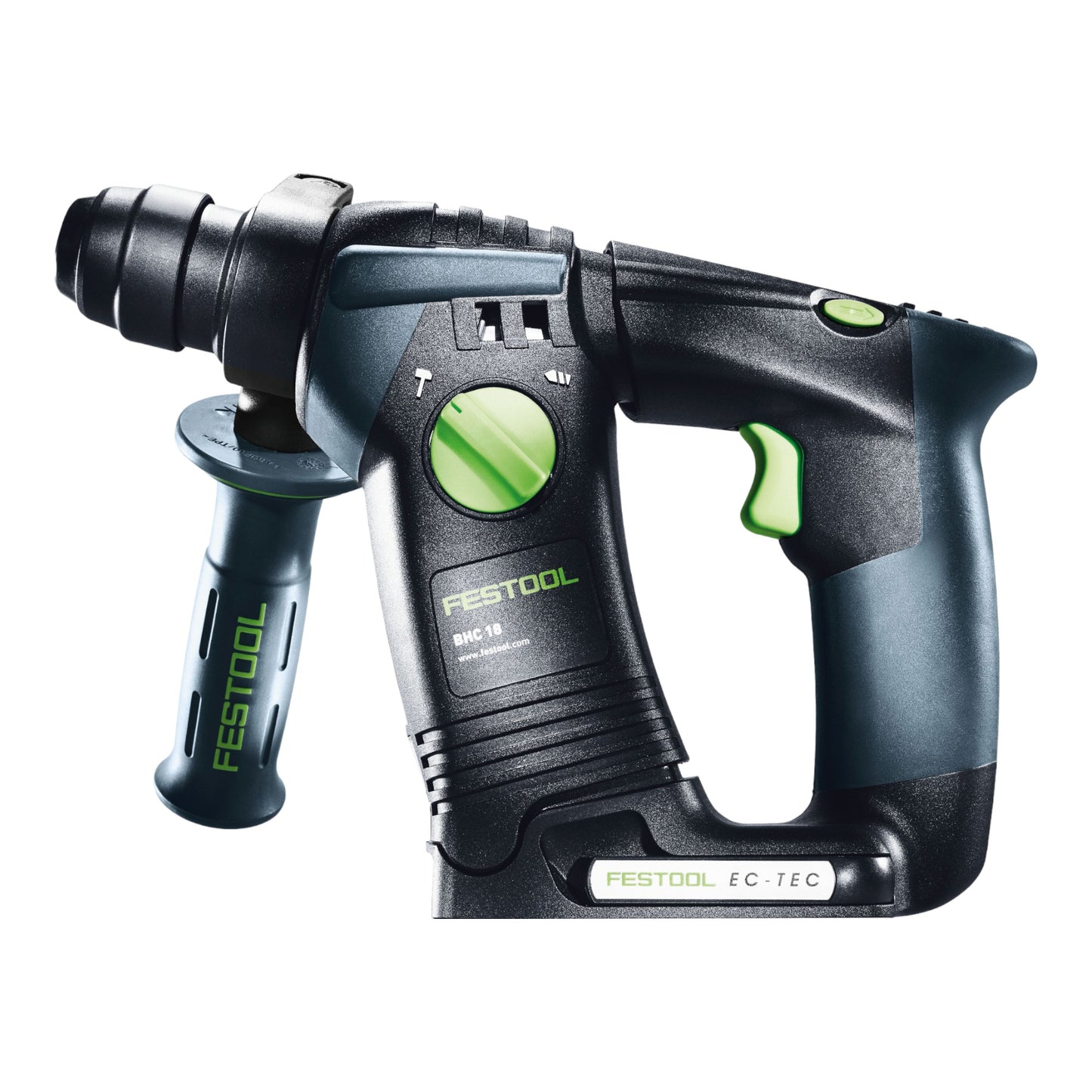 Marteau perforateur à batterie Festool BHC 18-Basic 18 V 1,8 J SDS Plus sans balais + 2 batteries 4,0 Ah + chargeur rapide + systainer