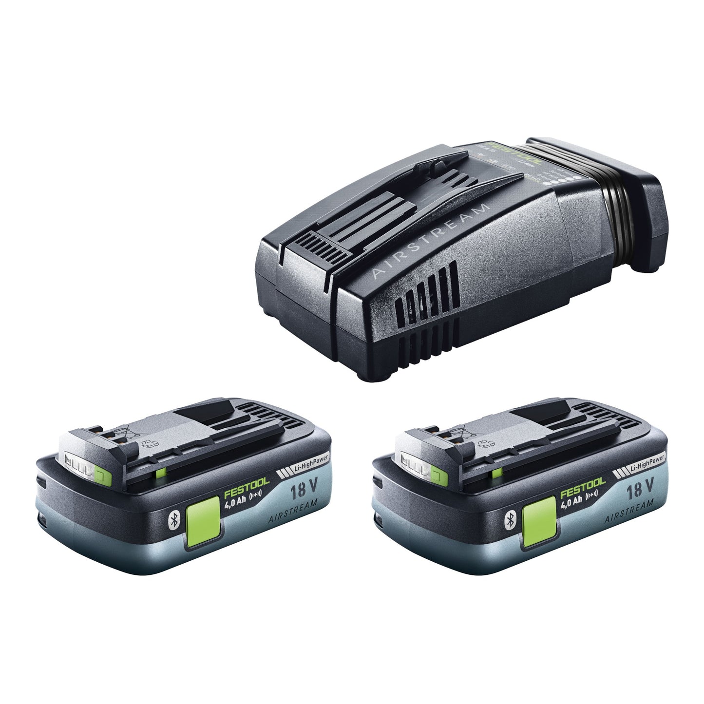 Marteau perforateur à batterie Festool BHC 18-Basic 18 V 1,8 J SDS Plus sans balais + 2 batteries 4,0 Ah + chargeur rapide + systainer