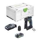 Festool CXS 18-Basic perceuse-visseuse sans fil 18 V 40 Nm sans balais + 1x batterie 4,0 Ah + chargeur rapide + systainer