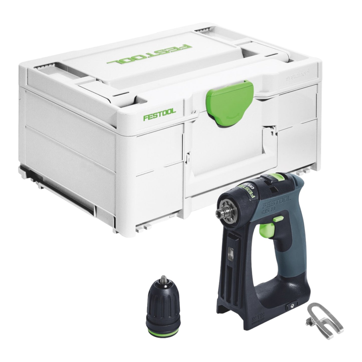 Festool CXS 18-Basic perceuse-visseuse sans fil 18 V 40 Nm sans balais + 1x batterie 4,0 Ah + chargeur rapide + systainer