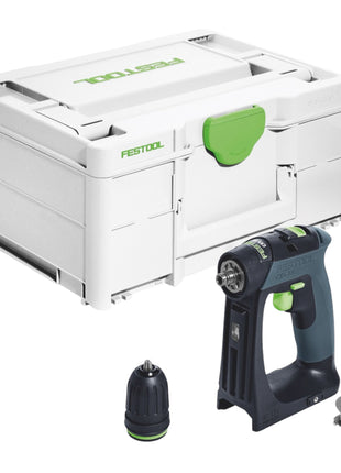 Festool CXS 18-Basic perceuse-visseuse sans fil 18 V 40 Nm sans balais + 2 batteries 4,0 Ah + chargeur rapide + systainer