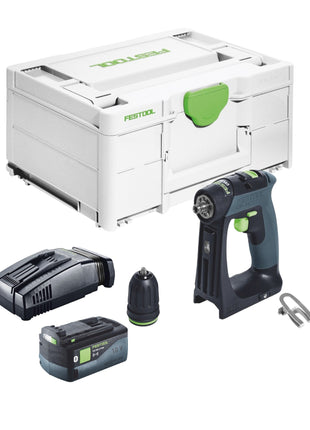 Festool CXS 18-Basic perceuse-visseuse sans fil 18 V 40 Nm sans balais + 1x batterie 5,0 Ah + chargeur rapide + systainer