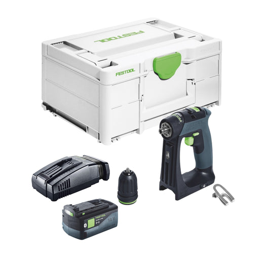 Festool CXS 18-Basic perceuse-visseuse sans fil 18 V 40 Nm sans balais + 1x batterie 5,0 Ah + chargeur rapide + systainer