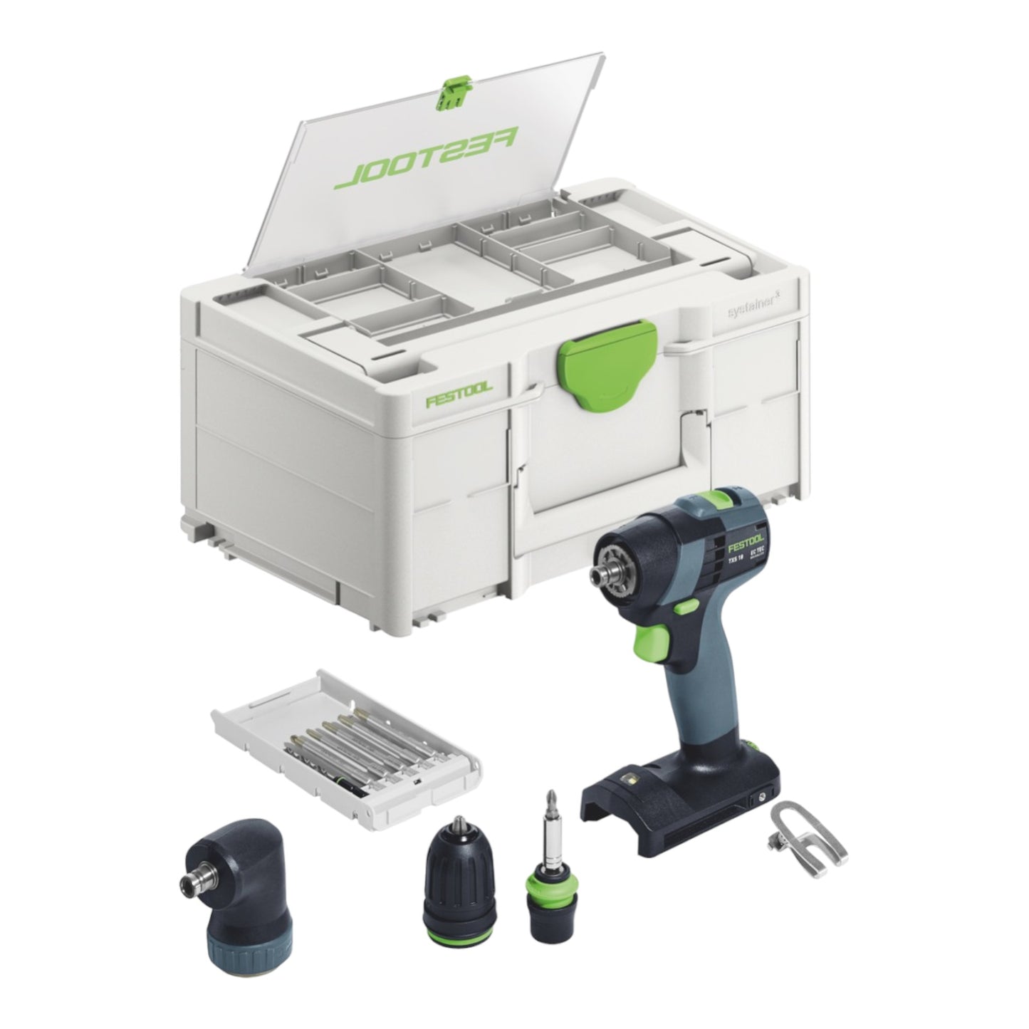 Festool TXS 18-Basic set perceuse-visseuse sans fil 18 V 40 Nm sans balais + 1x batterie 4,0 Ah + chargeur rapide + systainer