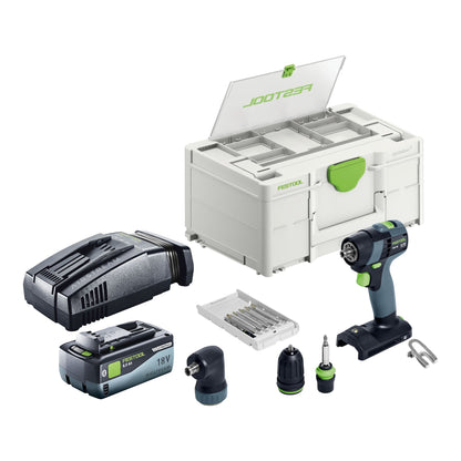 Festool TXS 18-Basic set perceuse-visseuse sans fil 18 V 40 Nm sans balais + 1x batterie 8,0 Ah + chargeur rapide + systainer