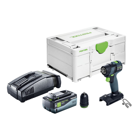 Festool TXS 18-Basic perceuse-visseuse sans fil 18 V 40 Nm sans balais + 1x batterie 8,0 Ah + chargeur rapide + systainer