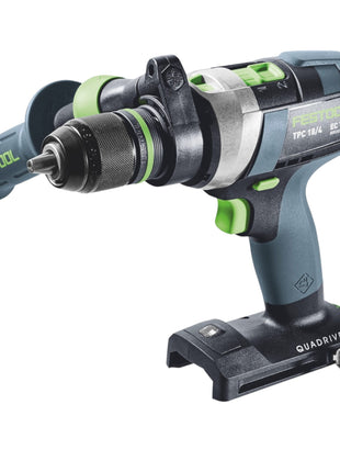 Perceuse à percussion sans fil Festool TPC 18/4 I-Basic 18 V 75 Nm + 2 batteries 4,0 Ah + chargeur rapide + systainer