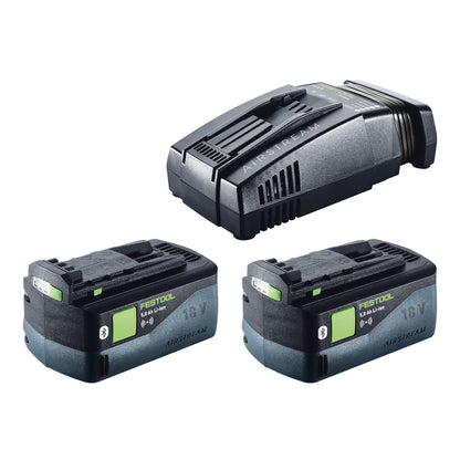 Festool VECTURO OSC 18 E-Basic Set oscillateur à batterie 18 V Starlock Max Brushless + 2x batteries 5,0 Ah + chargeur rapide + systainer