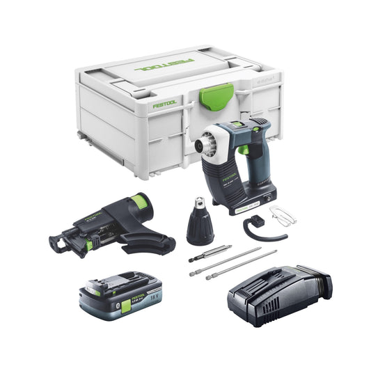 Festool DURADRIVE DWC 18-4500 Basic visseuse de chantier sans fil 18 V 14 Nm sans balais + 1x batterie 4,0 Ah + chargeur rapide + systainer