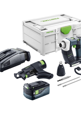 Festool DURADRIVE DWC 18-2500 Basic Akku Bauschrauber 18 V 18 Nm Brushless + 1x Akku 5,0 Ah + Schnellladegerät + Systainer