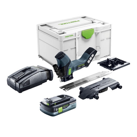 Scie à isolation sans fil Festool ISC 240 EB-Basic 18 V 240 mm + 1x batterie 4,0 Ah + chargeur rapide + Systainer