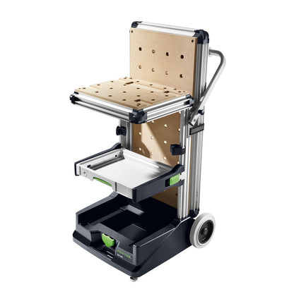 Festool MW 1000 Mobile Werkstatt Werkbank auf Rädern inklusive Auszug und Festool TSB/1-MW 1000 Multifunktionstisch ( 203802 ) - Toolbrothers