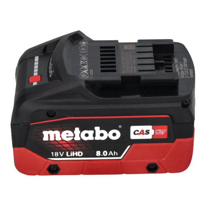 Scie circulaire sur batterie Metabo KS 18 LTX 57 BL 18 V 57 mm + 1x batterie LiHD 8,0 Ah + Metabox - sans chargeur