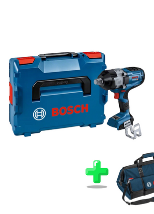 Bosch GDS 18V-1600 HC Professional Akku Schlagschrauber 18 V 1600 Nm 3/4'' BITURBO Brushless ( 06019M1001 ) + L-Boxx  + Bosch Professional Handwerkertasche Mittel 480 x 280 x 300 mm ( 1 600 A00 3BJ )