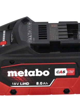 Metabo AS 36 18 L 20 PC batterie aspirateur eau et poussière 36 V (2x 18 V) 20 L + 2x batterie LiHD 8,0 Ah - sans chargeur