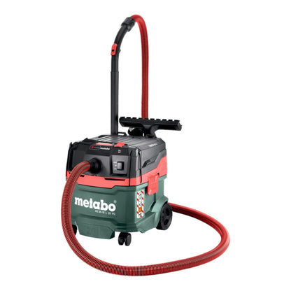 Metabo AS 36 18 L 20 PC Akku Nass Trocken Sauger 36 V ( 2x 18 V ) 20 L + 4x LiHD Akku 8,0 Ah + Doppelladegerät