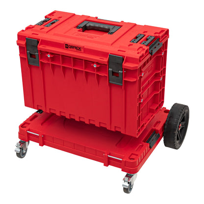 Plateforme de transport Qbrick System ONE 2.0 Allterrain RED Ultra HD 750 x 542 x 223 mm 120 kg avec roues pivotantes en métal et frein