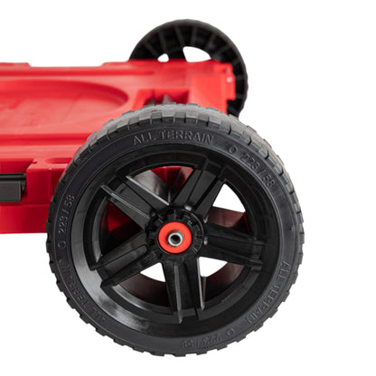 Plateforme de transport Qbrick System ONE 2.0 Allterrain RED Ultra HD 750 x 542 x 223 mm 120 kg avec roues pivotantes en métal et frein