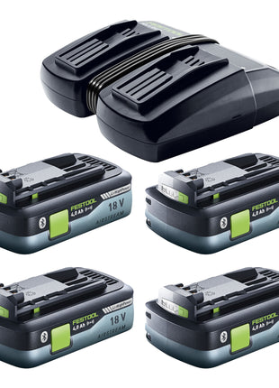 Scie à ruban sans fil Festool SYMC 70 EB-Basic SYMMETRIC 36 V (2 x 18 V) 216 mm + 4x batteries 4,0 Ah + double chargeur + Systainer