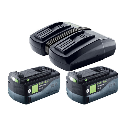 Scie à ruban sans fil Festool SYMC 70 EB-Basic SYMMETRIC 36 V (2 x 18 V) 216 mm + 2x batterie 5,0 Ah + double chargeur + Systainer