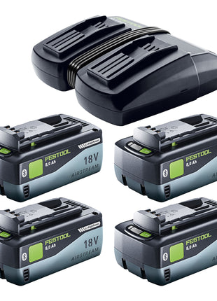 Festool SYMC 70 EB-Basic SYMMETRIC sierra de cinta a batería 36 V (2 x 18 V) 216 mm + 4x baterías 8,0 Ah + cargador doble + Systainer