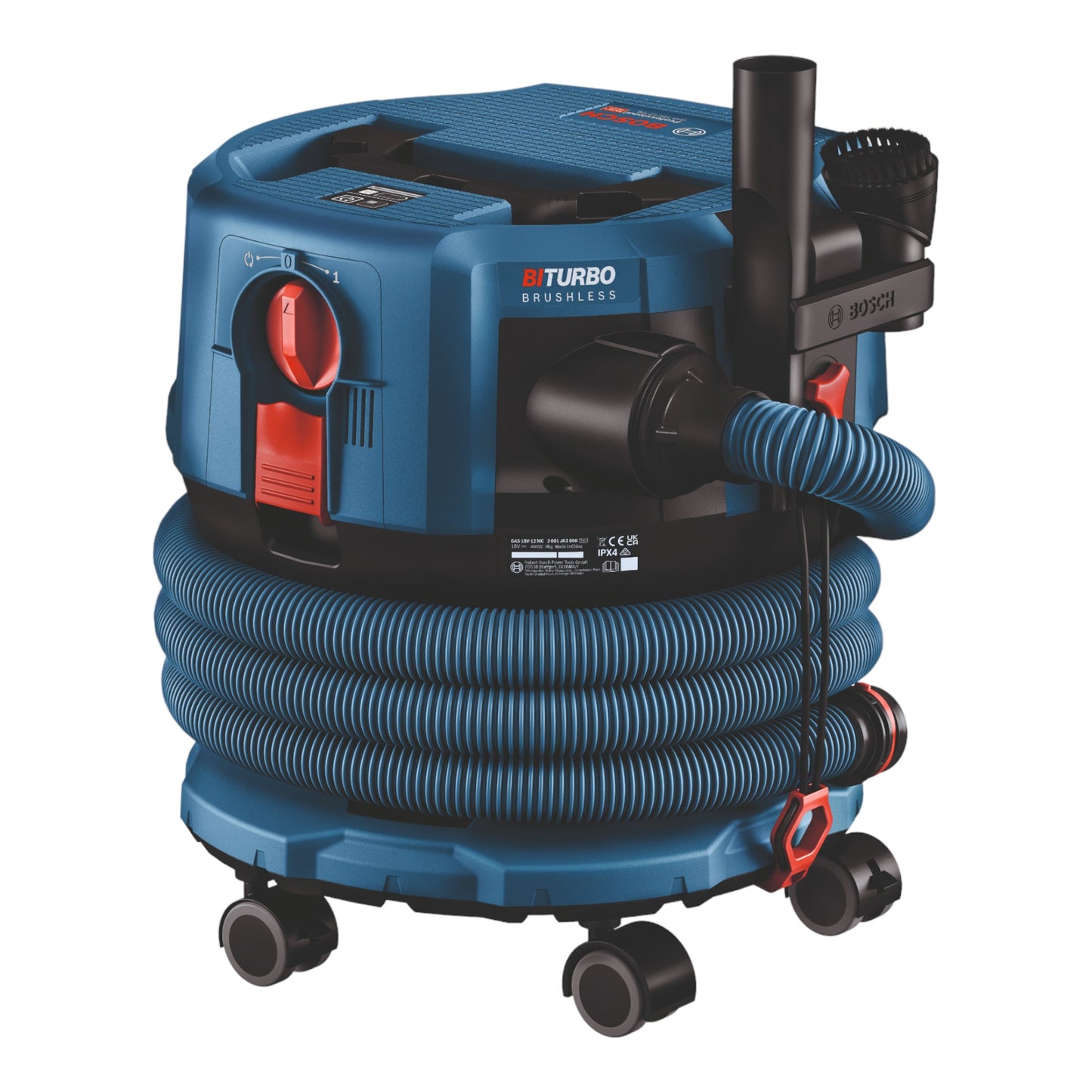 Bosch GAS 18V-12 MC Professional Akku Staubsauger BITURBO Brushless + 1x ProCore Akku 5,5 Ah + Schnellladegerät + Zubehör