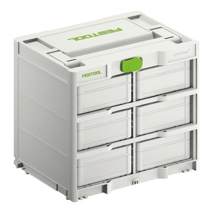 Festool Rack SYS3-RK/6 M 337-Set Systainer³ 6 tlg. ( 577816 ) für alle Systainer³ S 76 Varianten