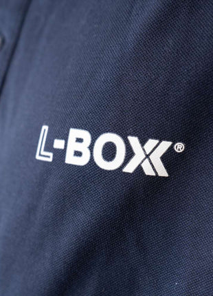 L-Boxx Herren Polo Shirt navy / white Größe L