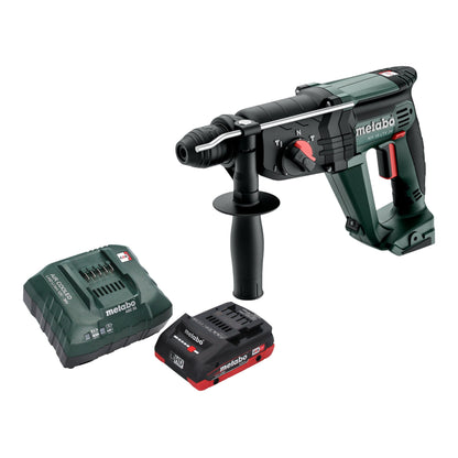 Marteau combiné à batterie Metabo KH 18 LTX 24 18 V 2,1 J SDS Plus + 1 batterie LiHD 4,0 Ah + chargeur