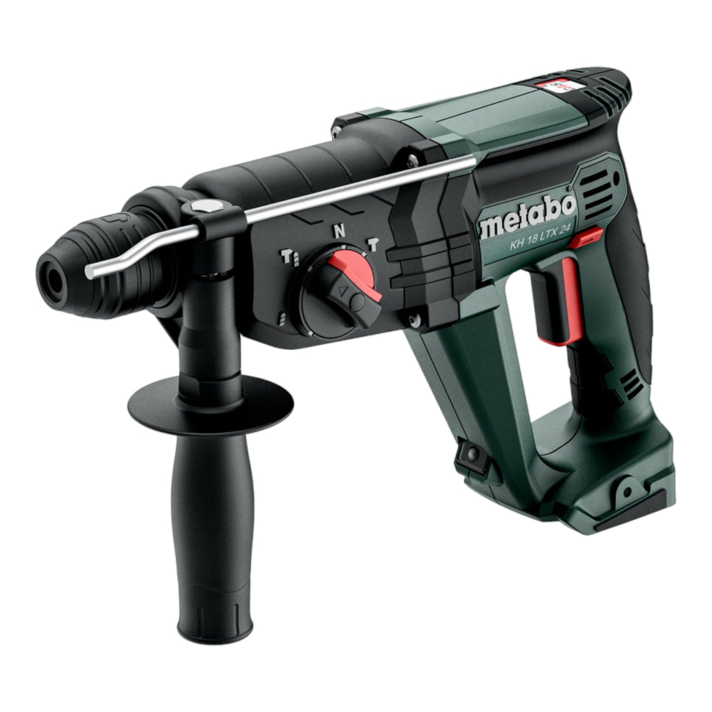 Marteau combiné à batterie Metabo KH 18 LTX 24 18 V 2,1 J SDS Plus + 2 batteries LiHD 4,0 Ah + chargeur