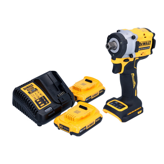 Clé à chocs sans fil DeWalt DCF 922 D2 18 V 406 Nm 1/2" sans balais + 2x batteries 2,0 Ah + chargeur